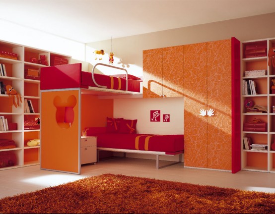 Một số mẫu thiết kế nội thất phòng ngủ cho trẻ.