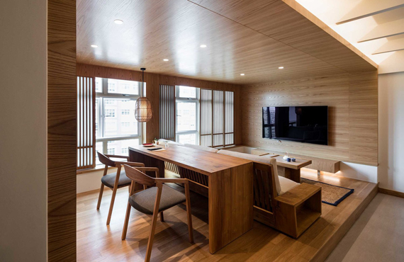 Căn hộ phong cách truyền thống và hiện đại Nhật Bản